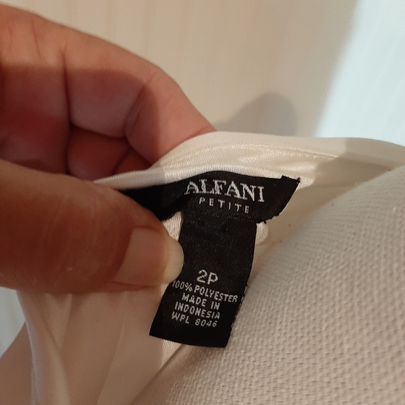 Alfani Long Sleeve Stunning Studded Blouse With Ballon Elastic Waist - Picture 6 of 7